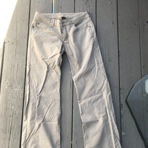 Prana Tan Climbing/Hiking Pant, Tan, Size 2